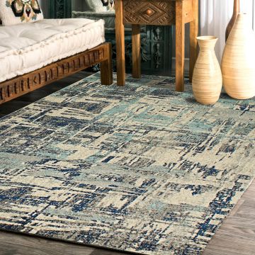 Rugsville Clonia Multi Abstract Modern Carpet 5'3" x 7'8"