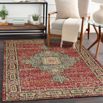 Rugsville Zara Oriental Red Persian Carpet 5'3" x 7'7"