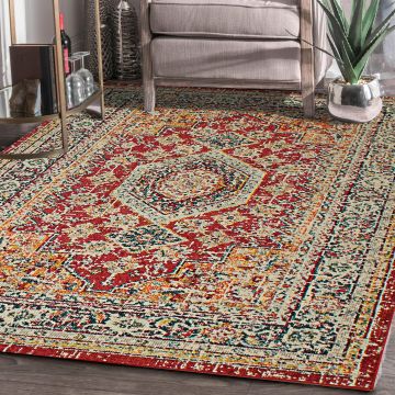 Rugsville Lindsay Oriental Red Persian Carpet 5'3" x 7'8"