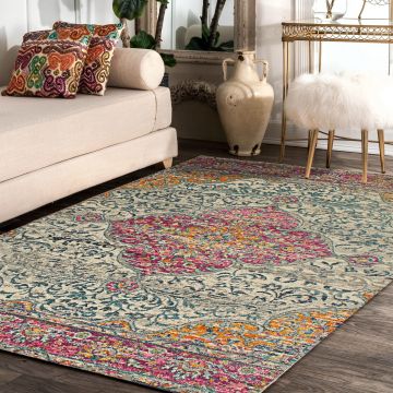 Rugsville Aiyana Transitional Oriental Multi Persian Carpet 5'3" x 7'6"