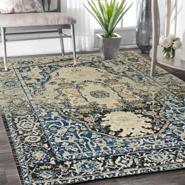 Rugsville Janae Oriental Gray Persian Carpet 5'3" x 7'9"