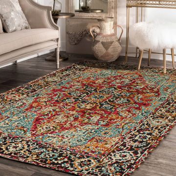 Rugsville Destinee Oriental Red Persian Carpet 5'3" x 7'8"