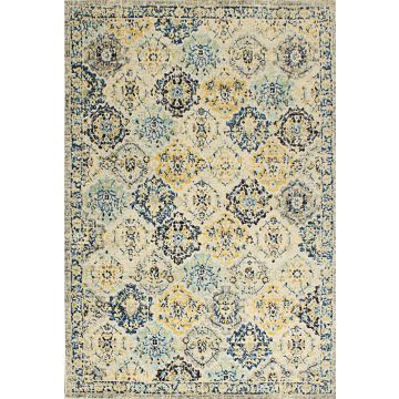 Rugsville Frances Oriental Ivory Persian Carpet 5'3" x 7'8"