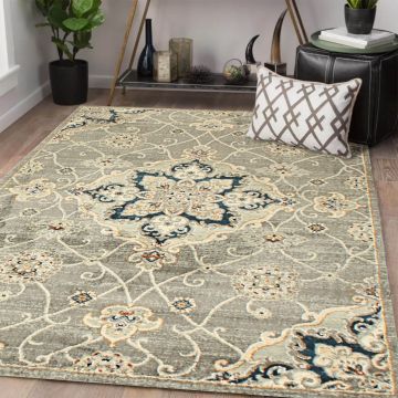 Rugsville Rayne Oriental Gray Persian Carpet 5'3" x 7'8"