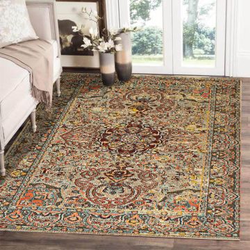 Rugsville Ryann Oriental Multi Persian Carpet 5'3" x 7'7"