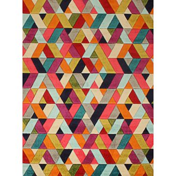 Rugsville Chanel Graphic Multi Modern Carpet 5'3" x 7'3"