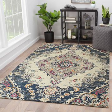 Rugsville Adyson Oriental Blue Persian Carpet 5'3" x 7'9"