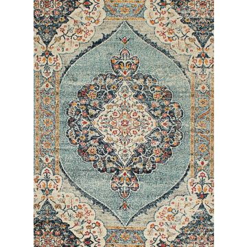 Rugsville River Oriental Blue Persian Carpet 5'3" x 7'7"