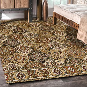 Rugsville Kyndal Oriental Brown Persian Carpet 5'4" x 7'7"