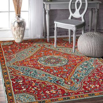 Rugsville Temperance Soft Designer Carpet 5'3" x 7'8"