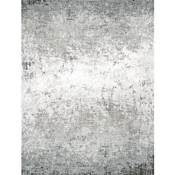 Rugsville Layla Modern Abstract Gray Wool & Silk Rug 74235