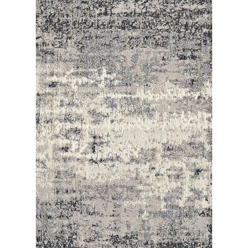 Rugsville Oliver Modern Abstract Tan & Ivory Wool & Silk Rug 74236