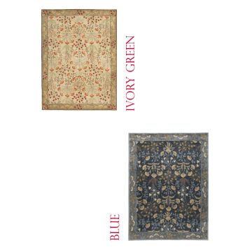 Adeline Floral Handmade Wool Carpet