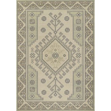 Anatito Anati11 Sage Wool Handmade Carpet 5'3" x 7'6"