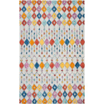  Tuscan Ivory Multi Bohemian Handmade Wool Carpet 