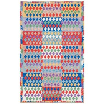  Tuscan Multi Ivory Bohemian Handmade Wool Carpet 