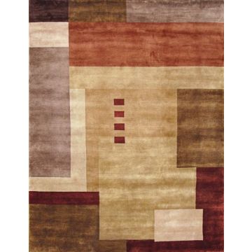 Rugsville Tibetan Multi Wool Carpet 13027