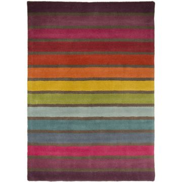 Everly Andre Modern Multi Handmade Wool Carpet 