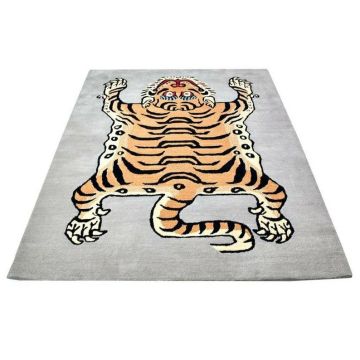 Animal Kingdom Tibetan Tiger Handmade Wool Carpet 