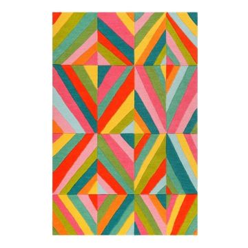 Asher Dimonde Modern Multi Handmade Wool Carpet 