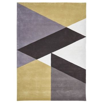 Abstract Abstra Modern Multi Handmade Wool Carpet 