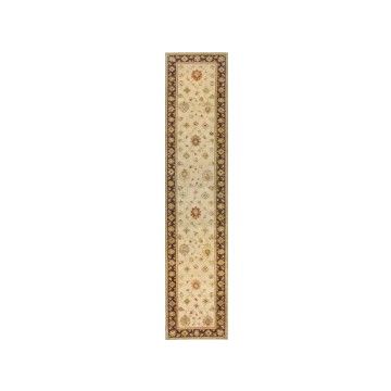 Rugsville Ziegler Beige Brown Wool Carpet 2'6" x 16'
