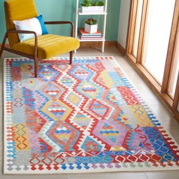  Tuscan Multi Bohemian Handmade Wool Carpet 
