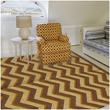 Rugsville Modern Multi Handmade Dhurrie Carpet 4' x 6'