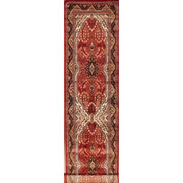 Rugsville Fariba Kashmir Silk Hand knotted Multi Carpet  2'6" x 15'