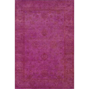 Rugsville Overdyed Dahlia Wool Carpet 6' x 9'