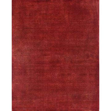 Rugsville Overdyed Red Wool Carpet 8' x 10'
