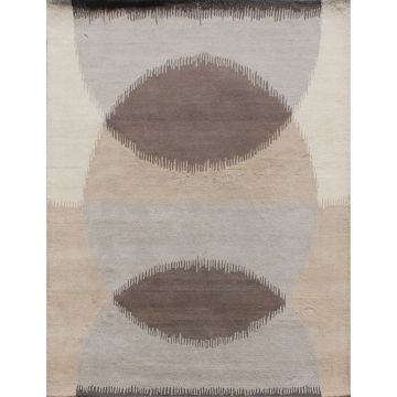Rugsville Stella Contemporary Wool Carpet 8' x 10'