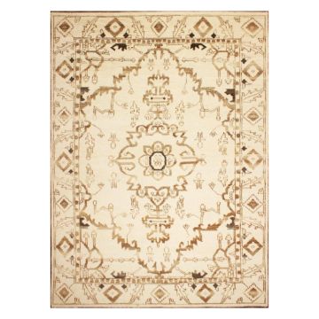 Rugsville Tribal Beni Ourain Hand Knotted Moroccan Carpet 5' x 7'