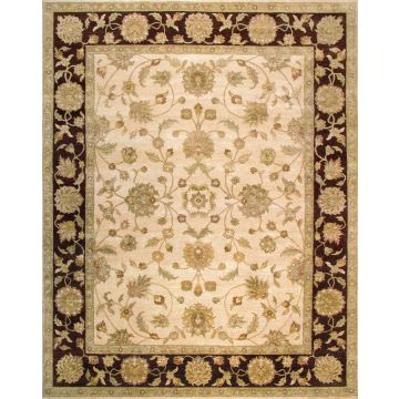 Rugsville Jacob Persian Biege Brown Vegetable Dyes Hand Knotted Wool Carpet 8' x 10'