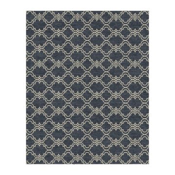 Rugsville Scroll Tile Handmade Wool Carpet