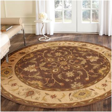 Rugsville Ziegler Brown Beige Wool 10192 Carpet