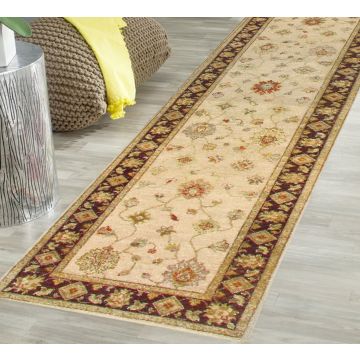 Rugsville Ziegler Beige Brown Wool Carpet 10203