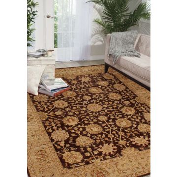 Rugsville Vegetable Dyes Beige Brown Wool Carpet 8' x 10'