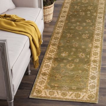Rugsville Ziegler Green Beige Wool Carpet 10351