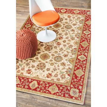 Rugsville Ziegler Beige Rust Wool Carpet 10371