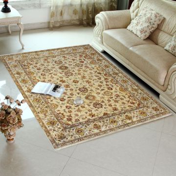 Rugsville Ziegler Tan & Ivory Hand Knotted Wool Carpet 8' x 10'