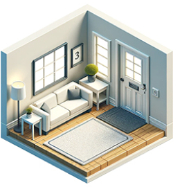 A woman stretching after a run